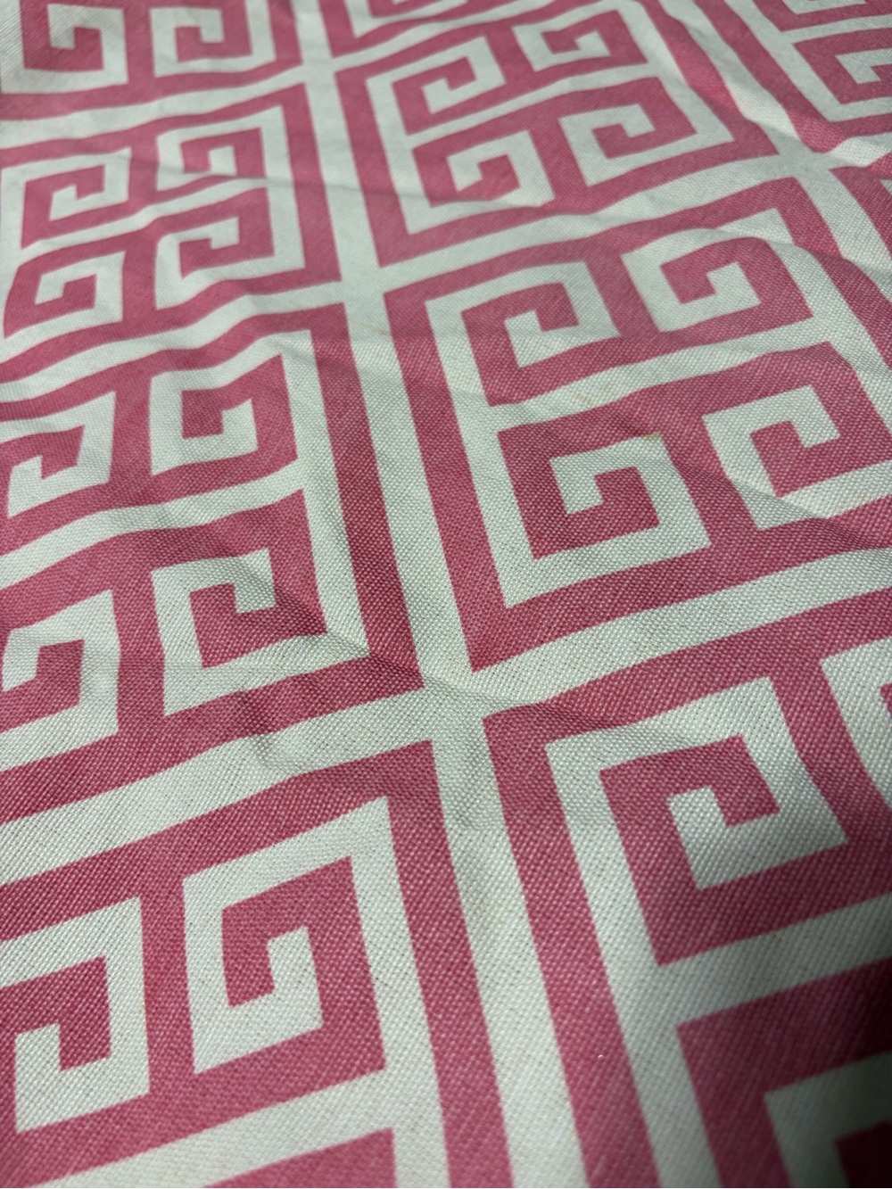 NWOT Threshold pink geo drapery panel 100" wide & 84" long beautiful